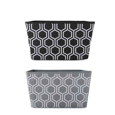 Printed Storage Basket Geometric