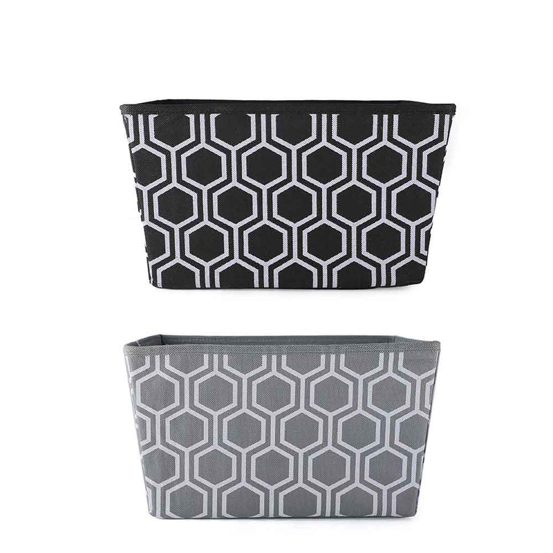 Printed Storage Basket Geometric