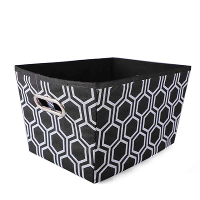 Printed Storage Basket Geometric
