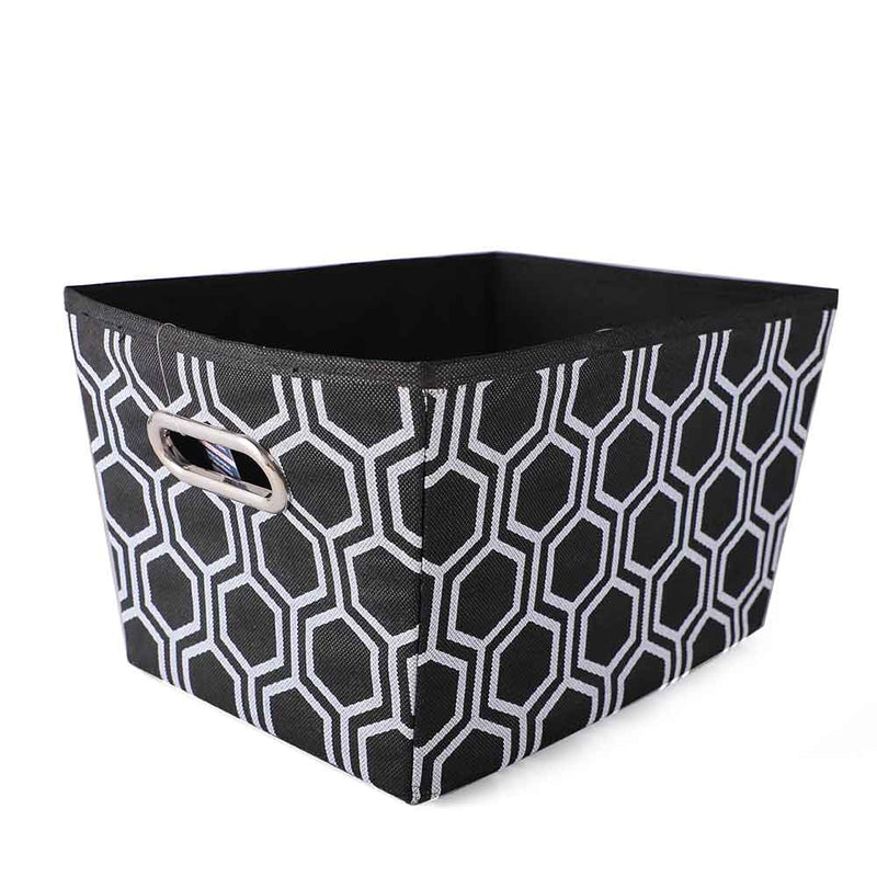Printed Storage Basket Geometric