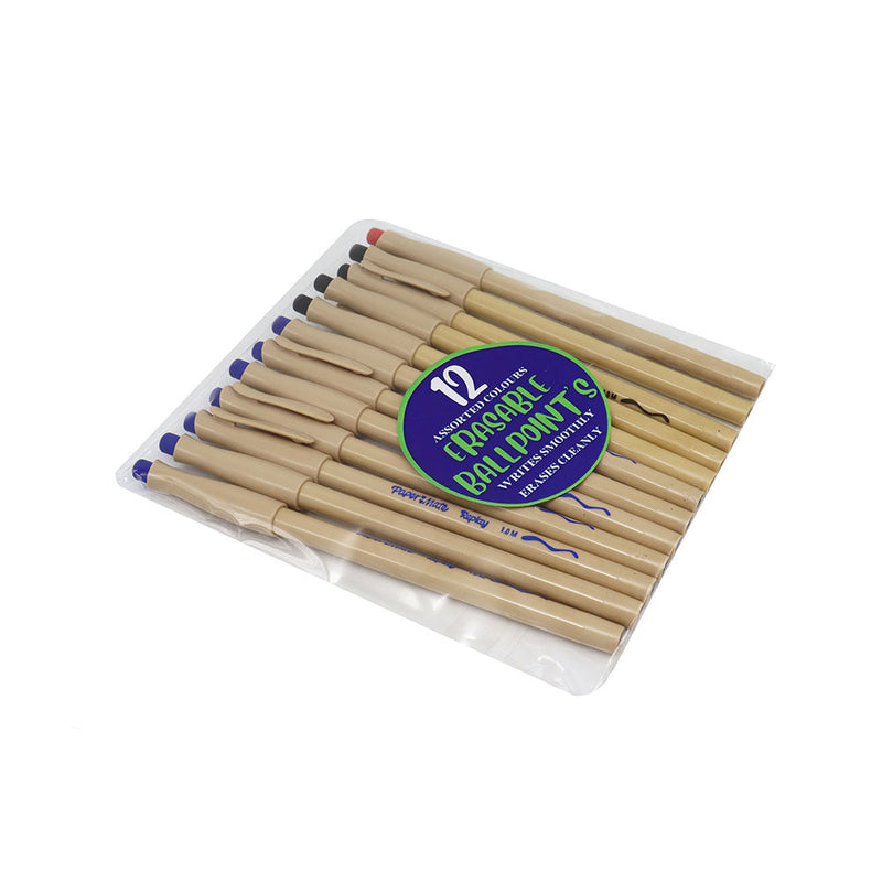 Paper Mate Erasable Ballpoint Pen 12PK