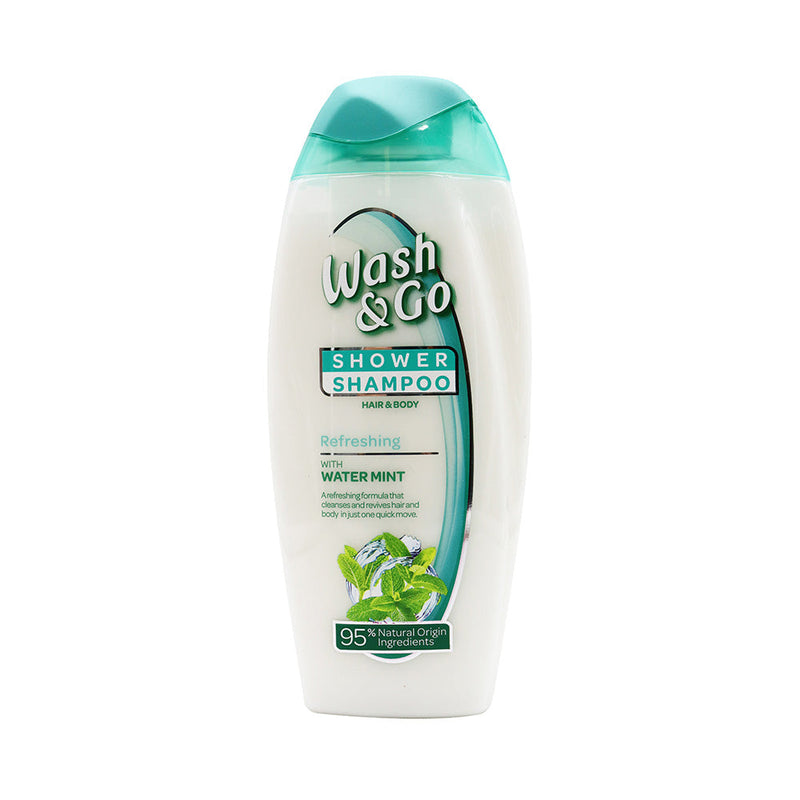 Wash & Go Refreshing Shower Shampoo Water Mint 250ML