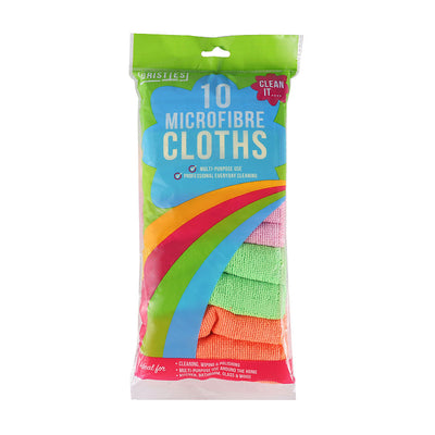 Microfibre Cloth Colour 10PK