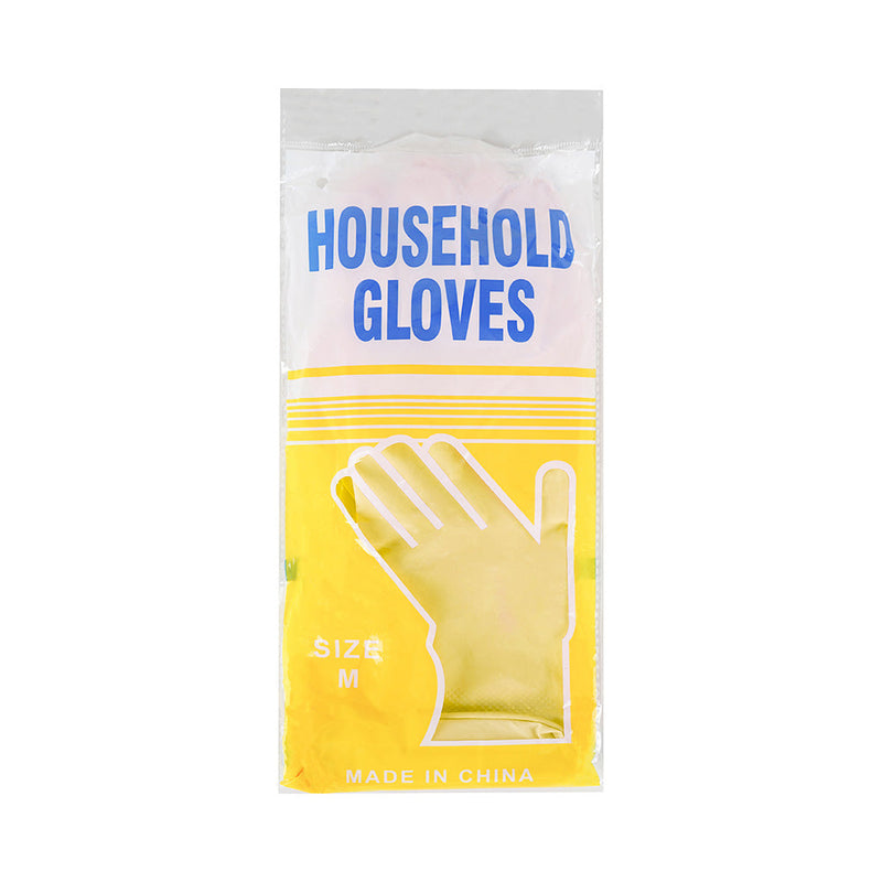 Yellow Rubber Glove Large 2pk