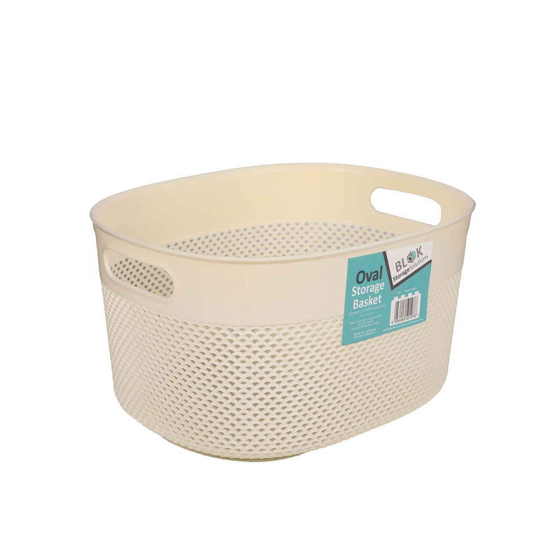 Small Oval Storage Basket 23x17x12cm