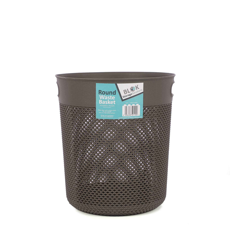 Medium Round Waste Basket 22x22x24cm