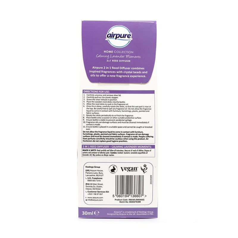 Airpure 2in1 Diffuser Calming Lavender Moments 30ML