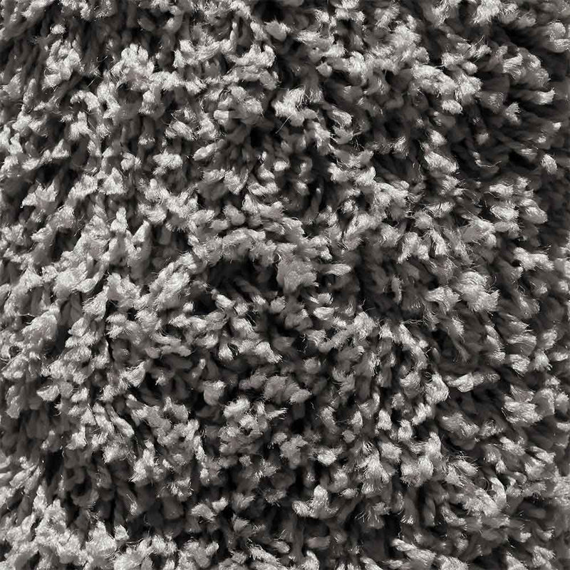 Retro Shaggy Charcoal Rug 60cmx110cm