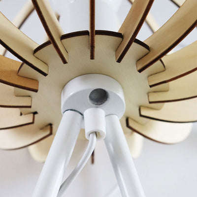 DIY Danese Oak Table Lamp White