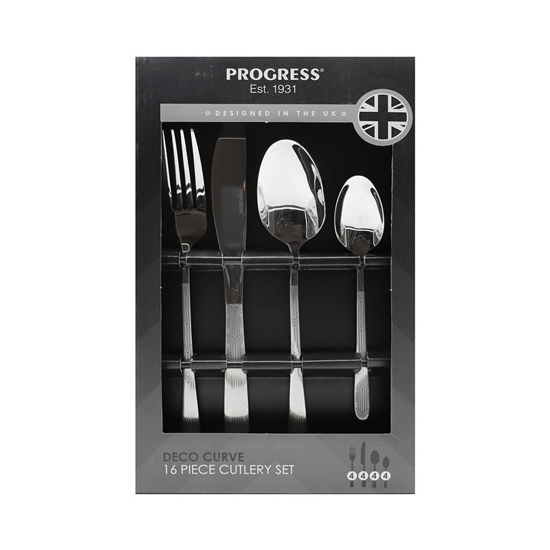 Deco Curve Cutlery Set 16PC