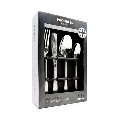 Deco Curve Cutlery Set 16PC