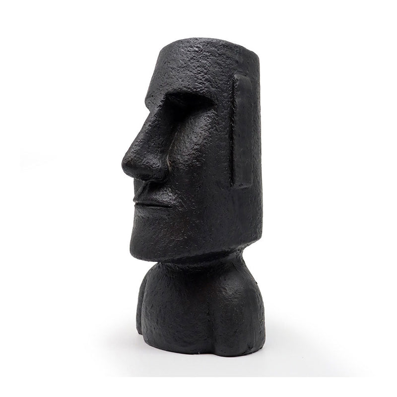 Polyresin Man Head Black