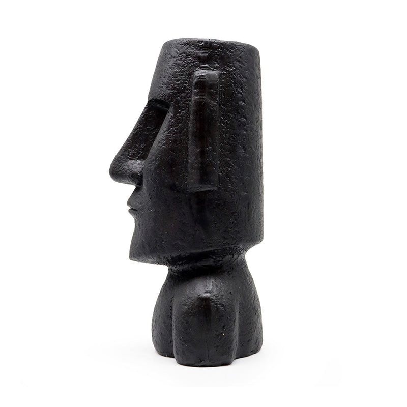 Polyresin Man Head Black