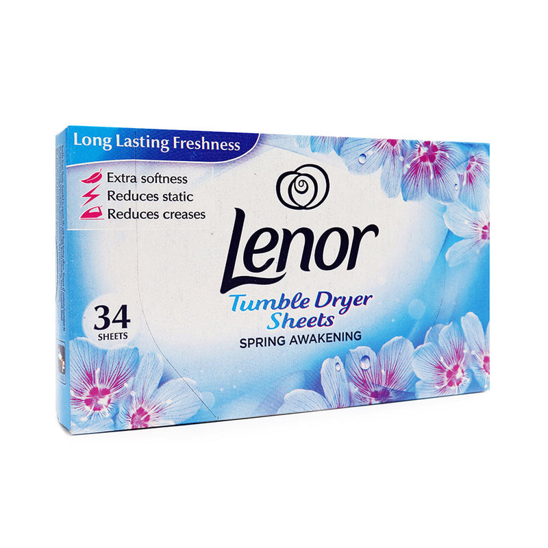 Lenor Tumble Dryer Sheets Spring Awakening 34 Sheets