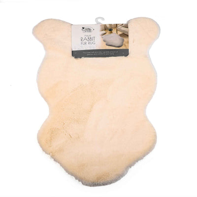 Faux Rabbit Fur Rug Pink&Grey&Charcoal&Cream