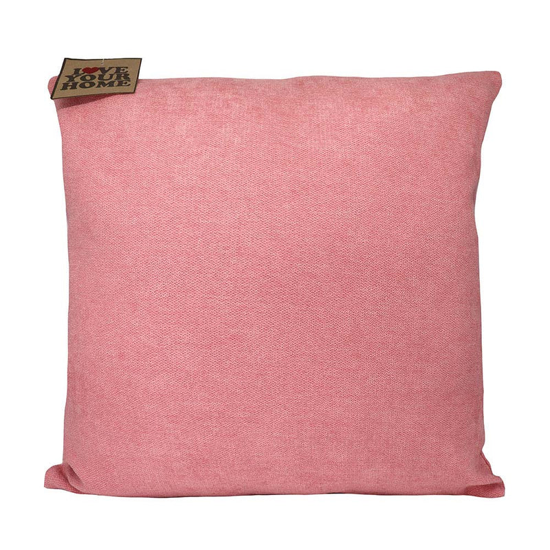 Plain Chenille Cushion Coral