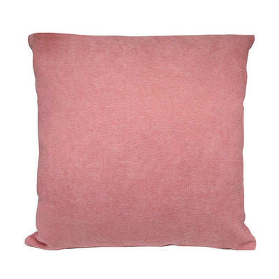 Plain Chenille Cushion Coral