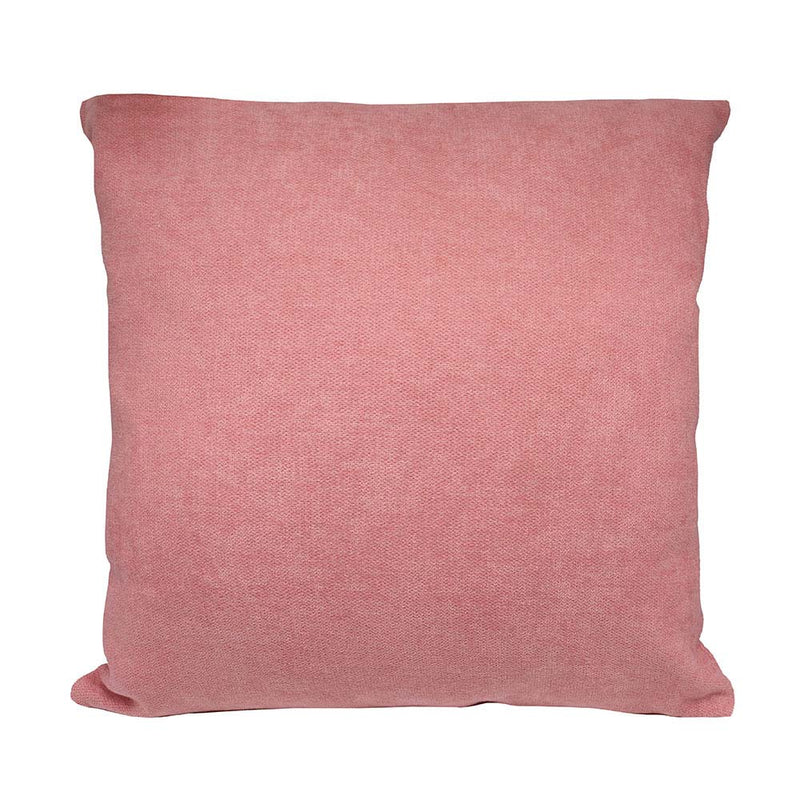 Plain Chenille Cushion Coral