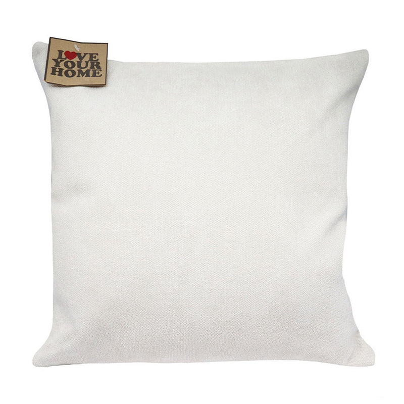 Plain Chenille Cushion Oatmeal