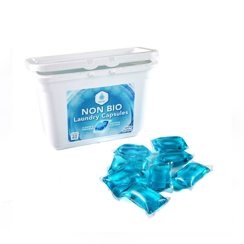 Non Bio Laundry Capsules Whte Floral 22W