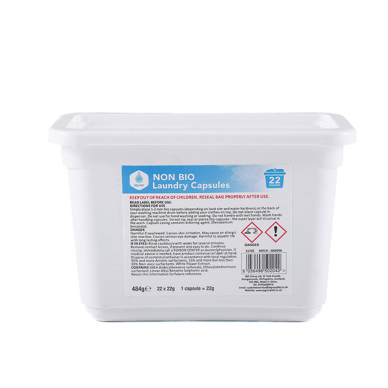 Non Bio Laundry Capsules Whte Floral 22W
