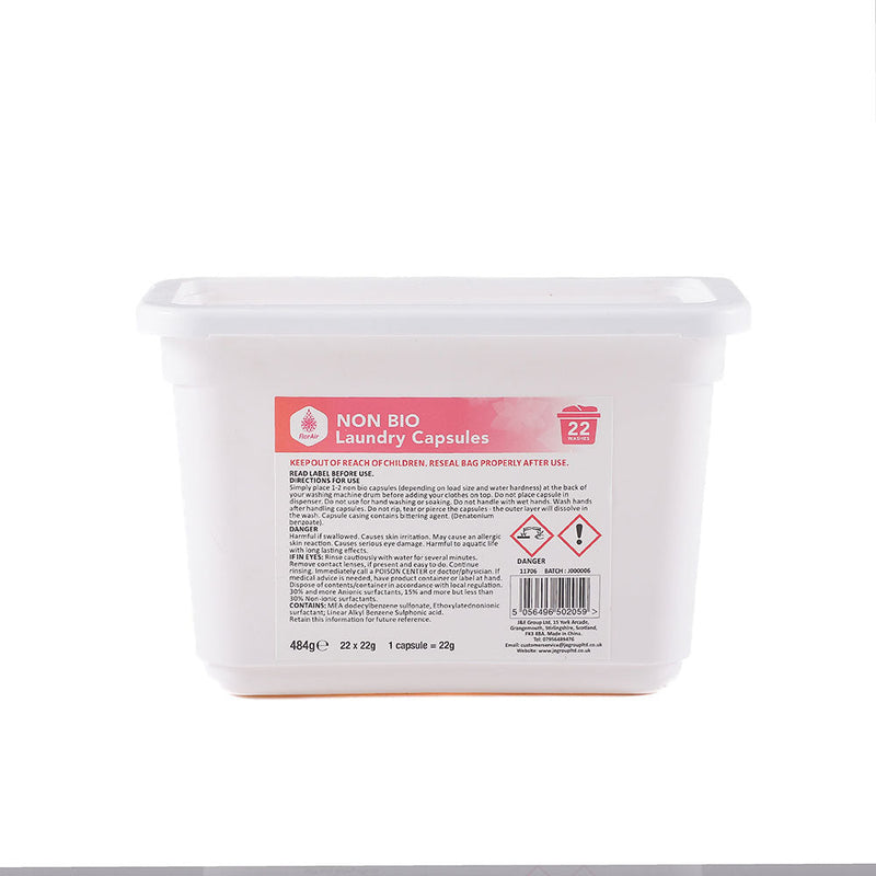 Non Bio Laundry Capsules Tropical Fruit & Peony 22W