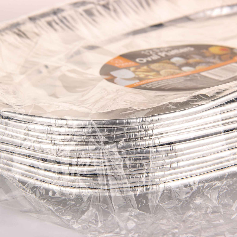 35cm Oval Foil Platter 12PK