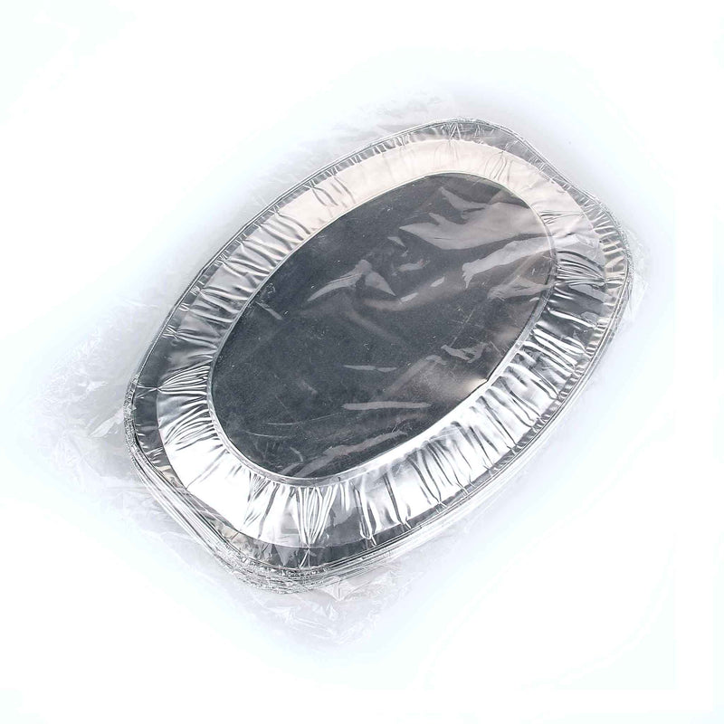 35cm Oval Foil Platter 12PK