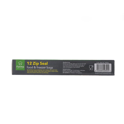 Zip Seal Food & Freezer Bag Large 12S