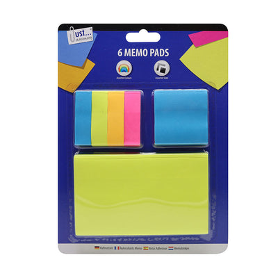 Memo Pads 6PC