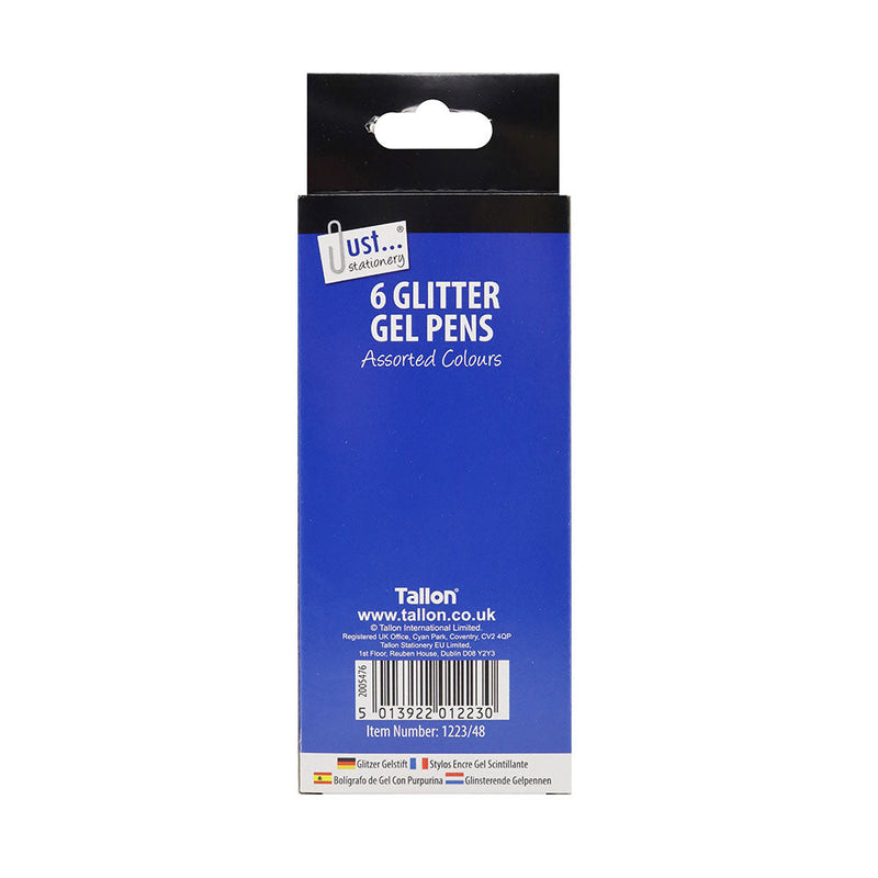 Glitter Gel Ink Pens 6Pack
