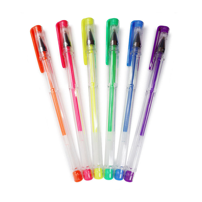 Neon Gel Ink Pens 6Pack