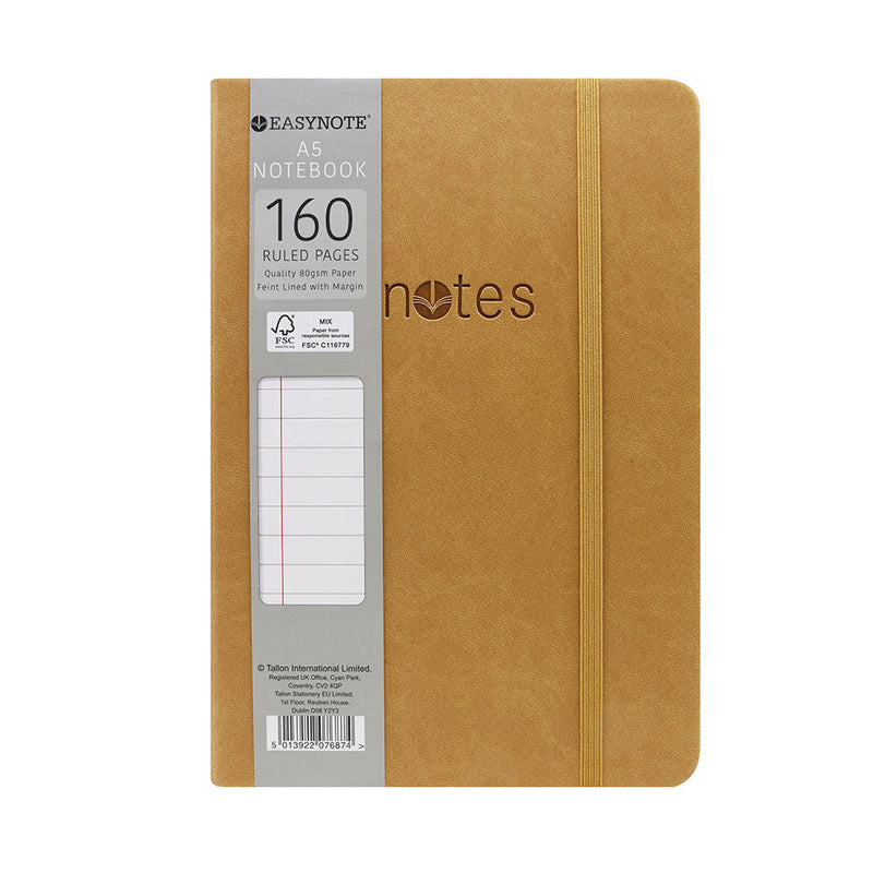 A5 Soft Touch Notebook Rustic Colour