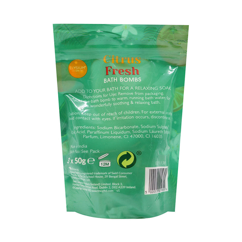 Elysium SPA Bath Bombs Neroli & Sweet Orange