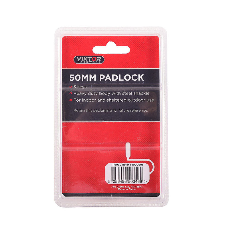 50MM Padlock with 3Keys