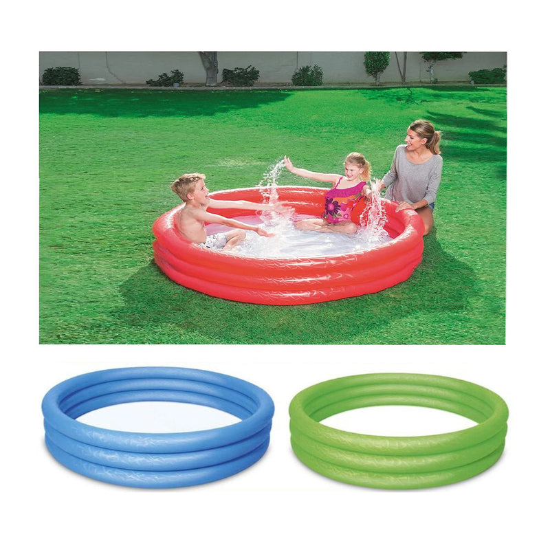 3 Ring Paddling Pool With Repair Patch