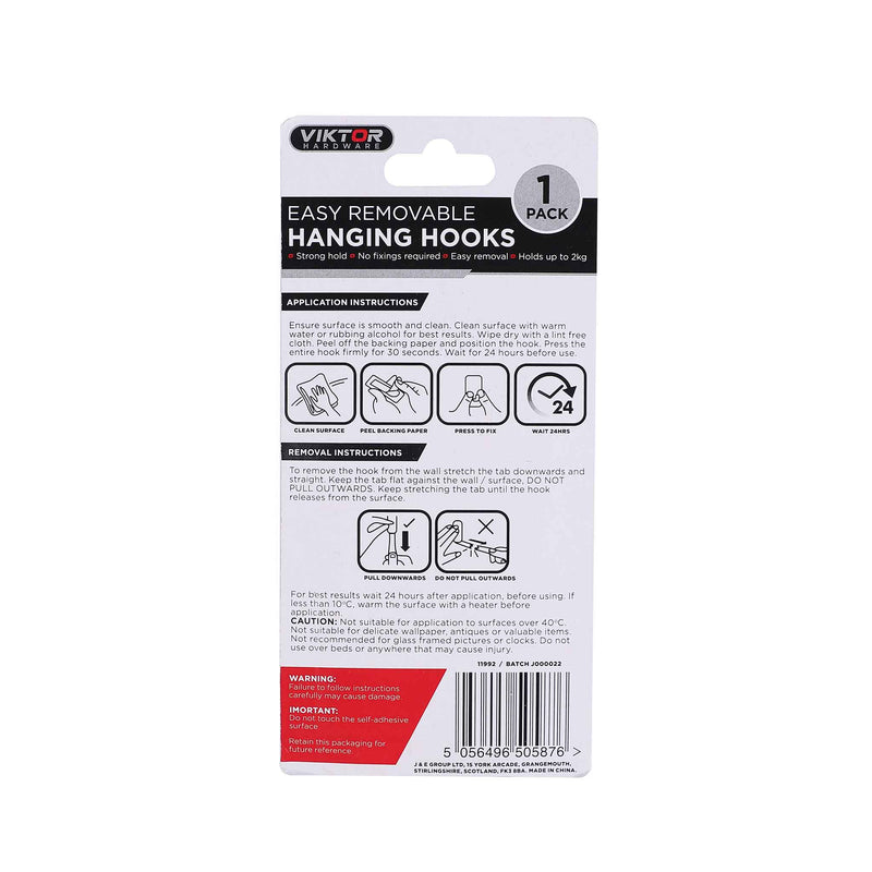 Removable Hanging Wall Hook 1PC