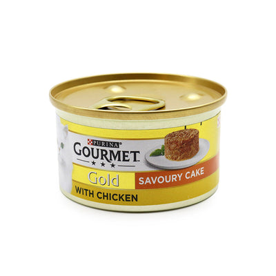 Gourmet Gold Cat Food Savoury Cake With Chicken 85g x 3Pack