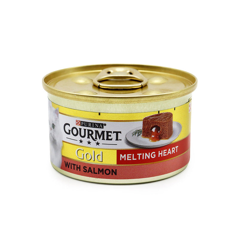 Gourmet Gold Cat Food Melting Heart With Salmon 85g