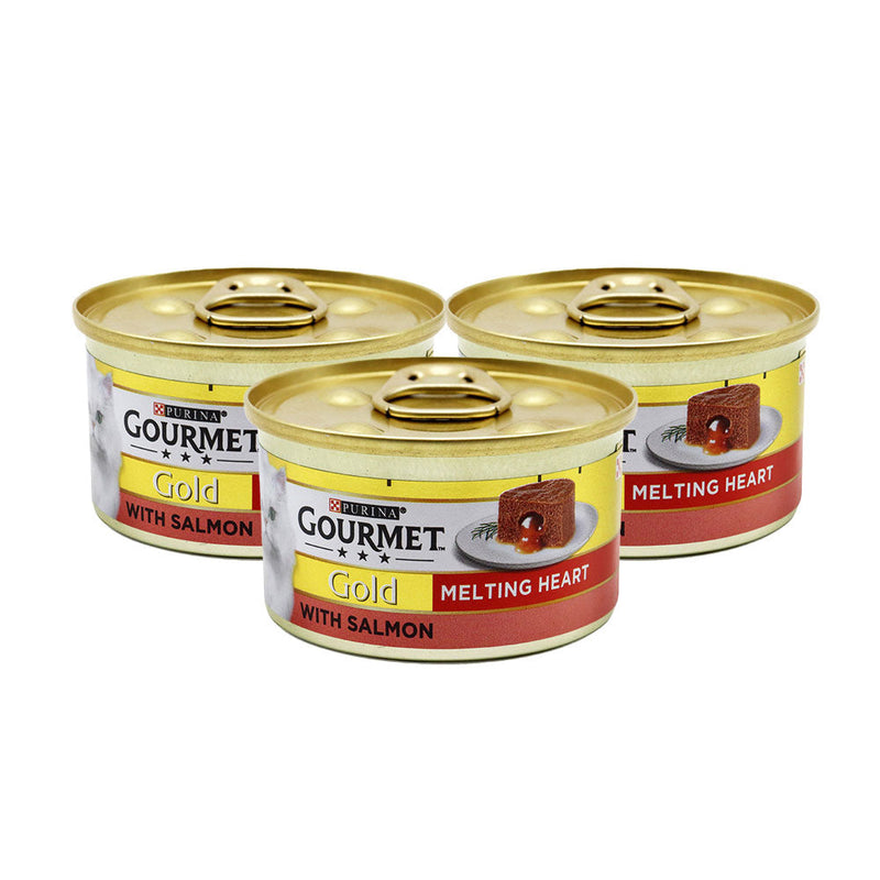 Gourmet Gold Cat Food Melting Heart With Salmon 85g