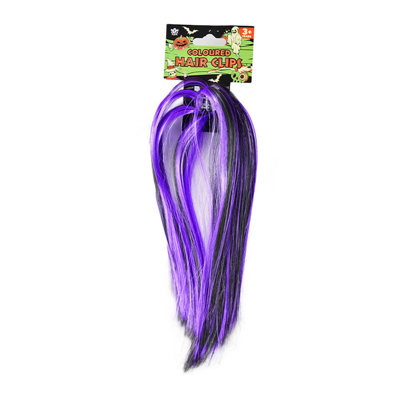 Halloween Coloured Hair Clips