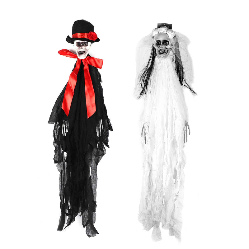 Large Bride & Groom Skelton 89cm