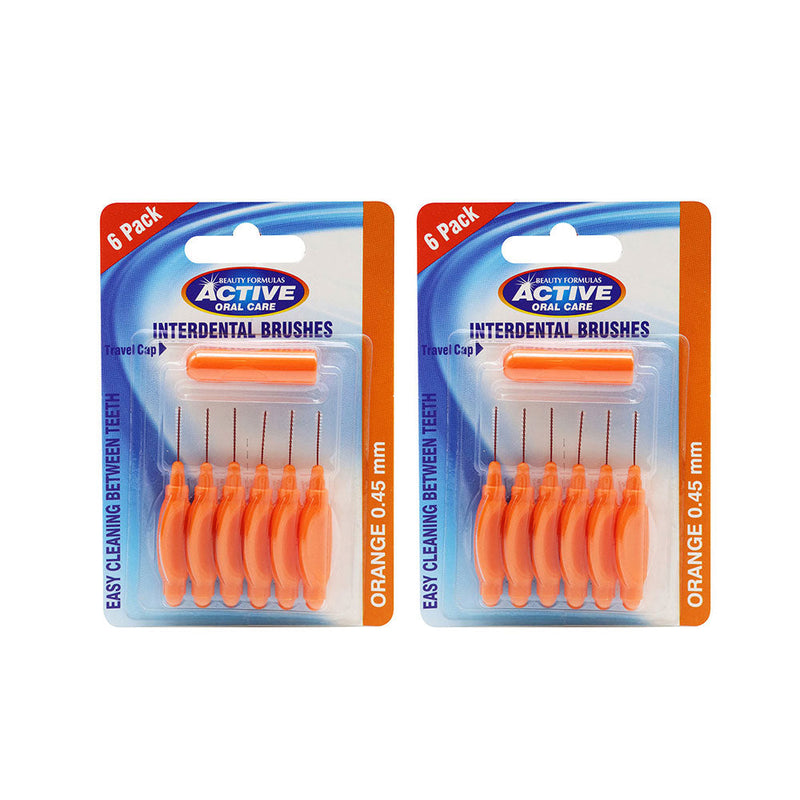 Beauty Formulas Interdental Brushes 0.45MM 6Pack