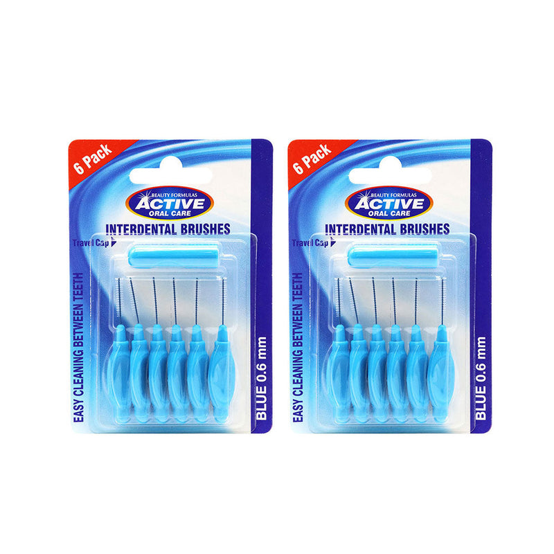 Beauty Formulas Interdental Brushes 0.6MM 6Pack