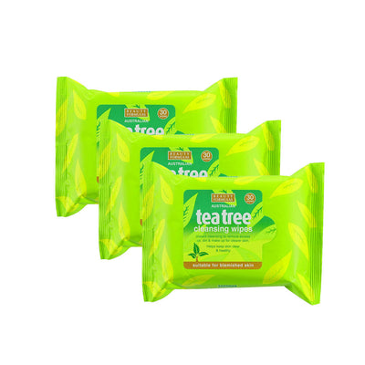 Beauty Formulas Australian Tea Tree Cleansing Wipes 30S