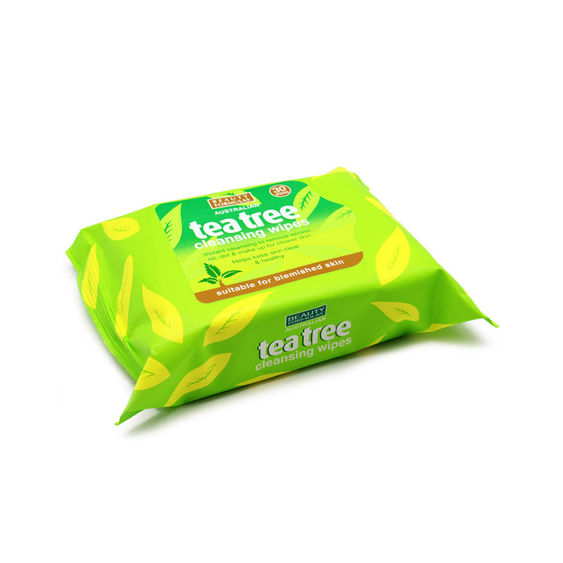 Beauty Formulas Australian Tea Tree Cleansing Wipes 30S