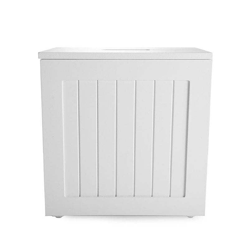 Slimline Bathroom Tidy Storage Cabinet with Lid 28x14x35cm