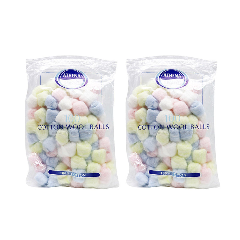 Athena Coloured Cotton Wool Balls