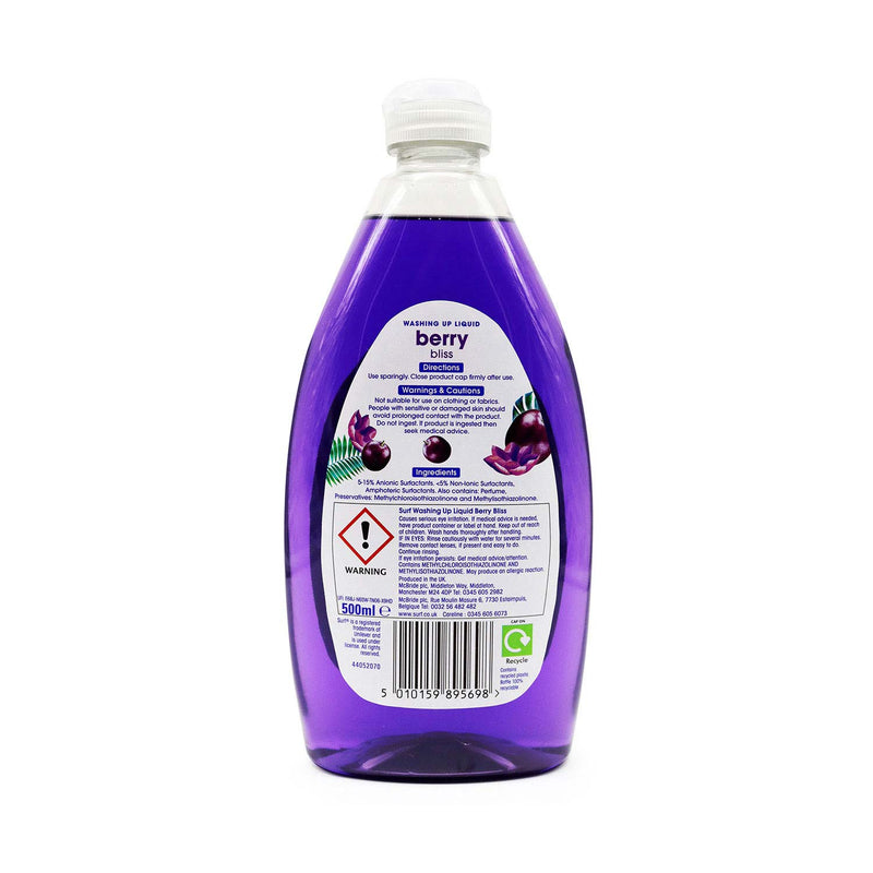 Surf Washing Up Liquid Berry Bliss 500ML