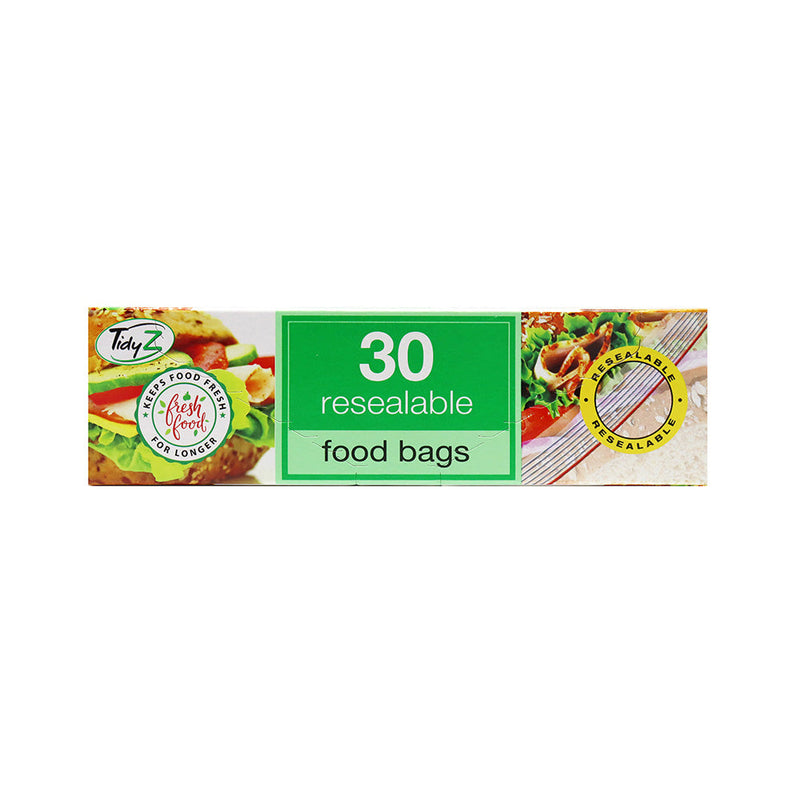 Resealable Food Bags 30PK